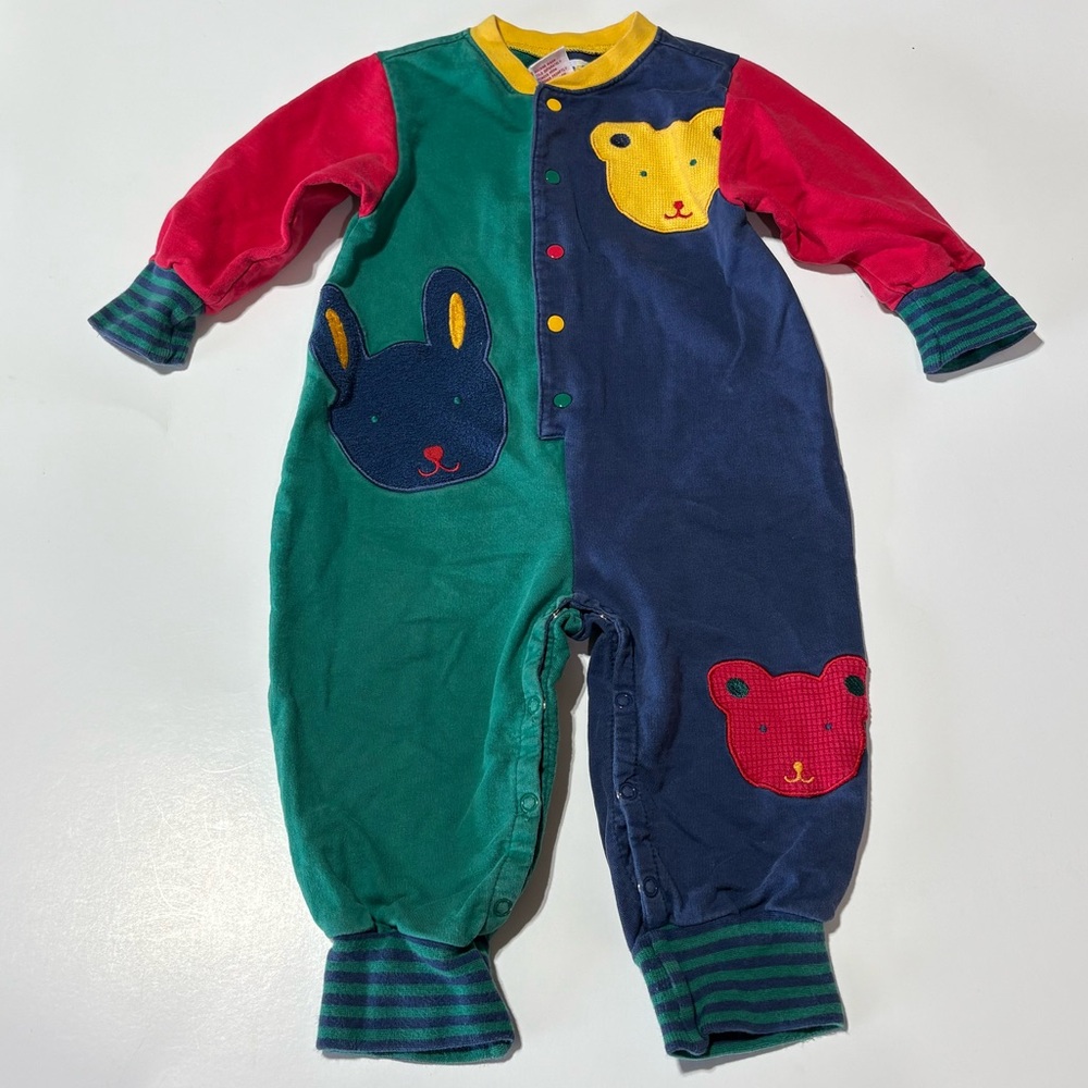 Vintage 90s Gymboree Multicolor One piece toddler size X-Small (24 month/2T)